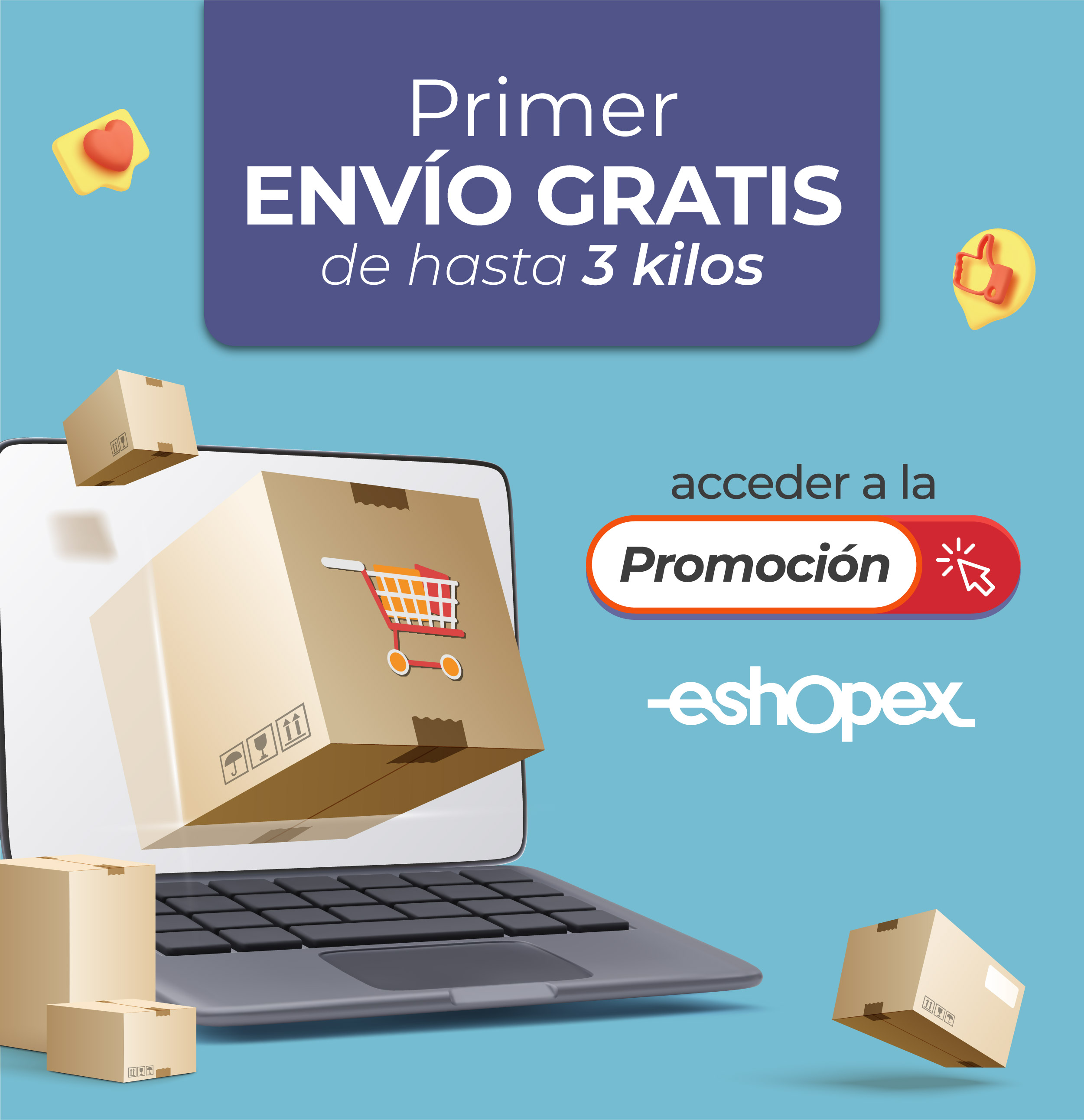 Compras internacionales con primer envío gratis