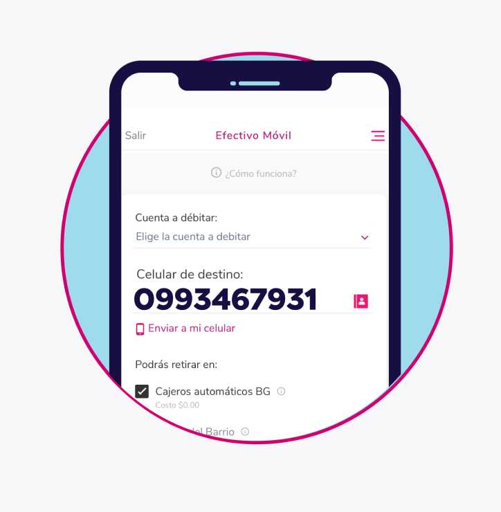 Envía dinero desde tu App Banco Guayaquil