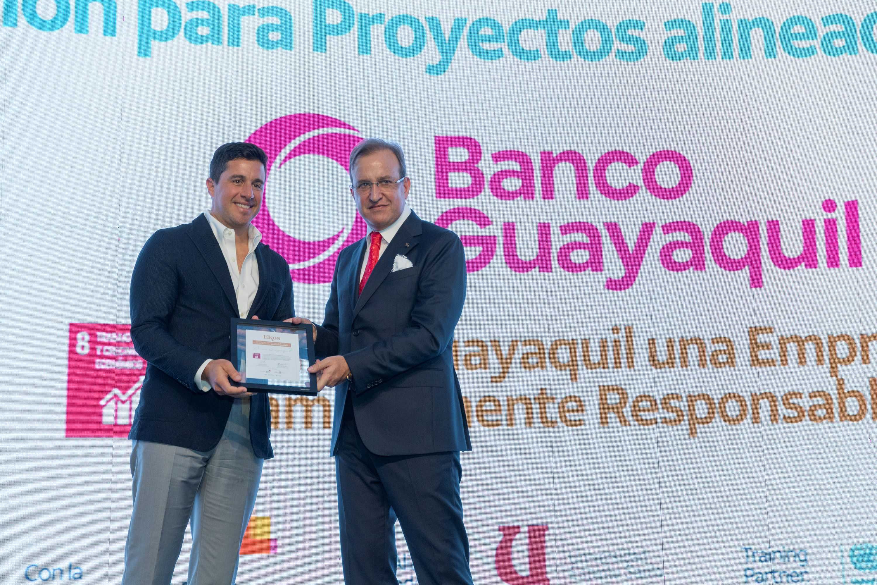 Banco Guayaquil fue el banco oficial de la Cumbre de Sostenibilidad Ekos 2025