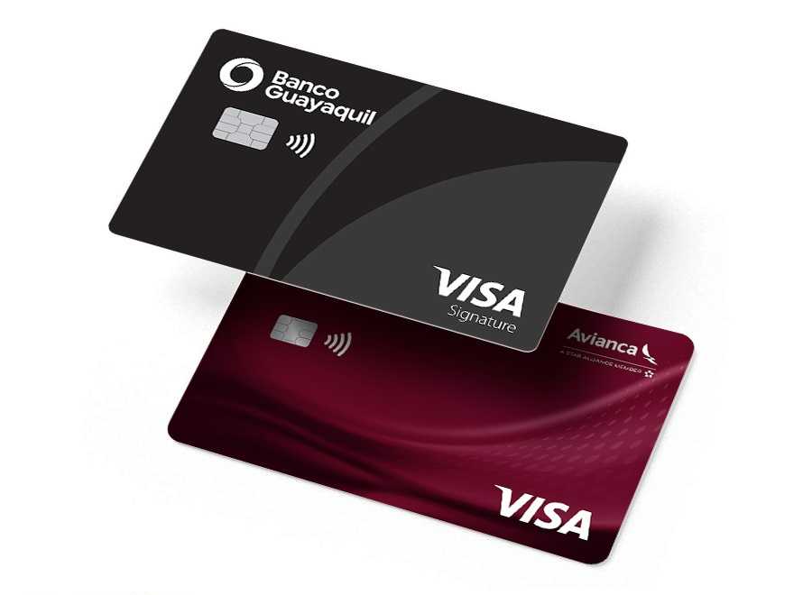 Tarjetas de crédito Visa de Banco Guayaquil